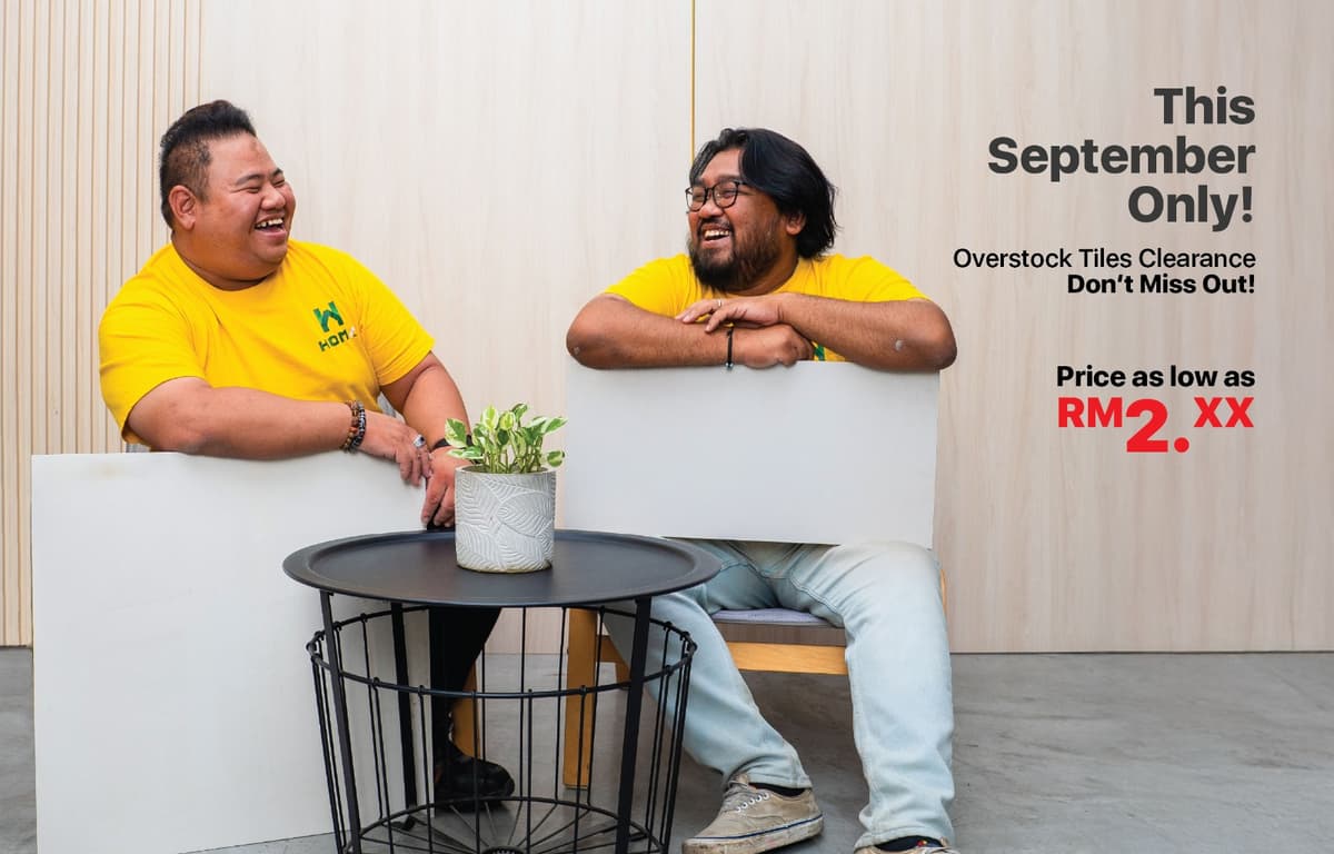 Modern kitchen with tiles